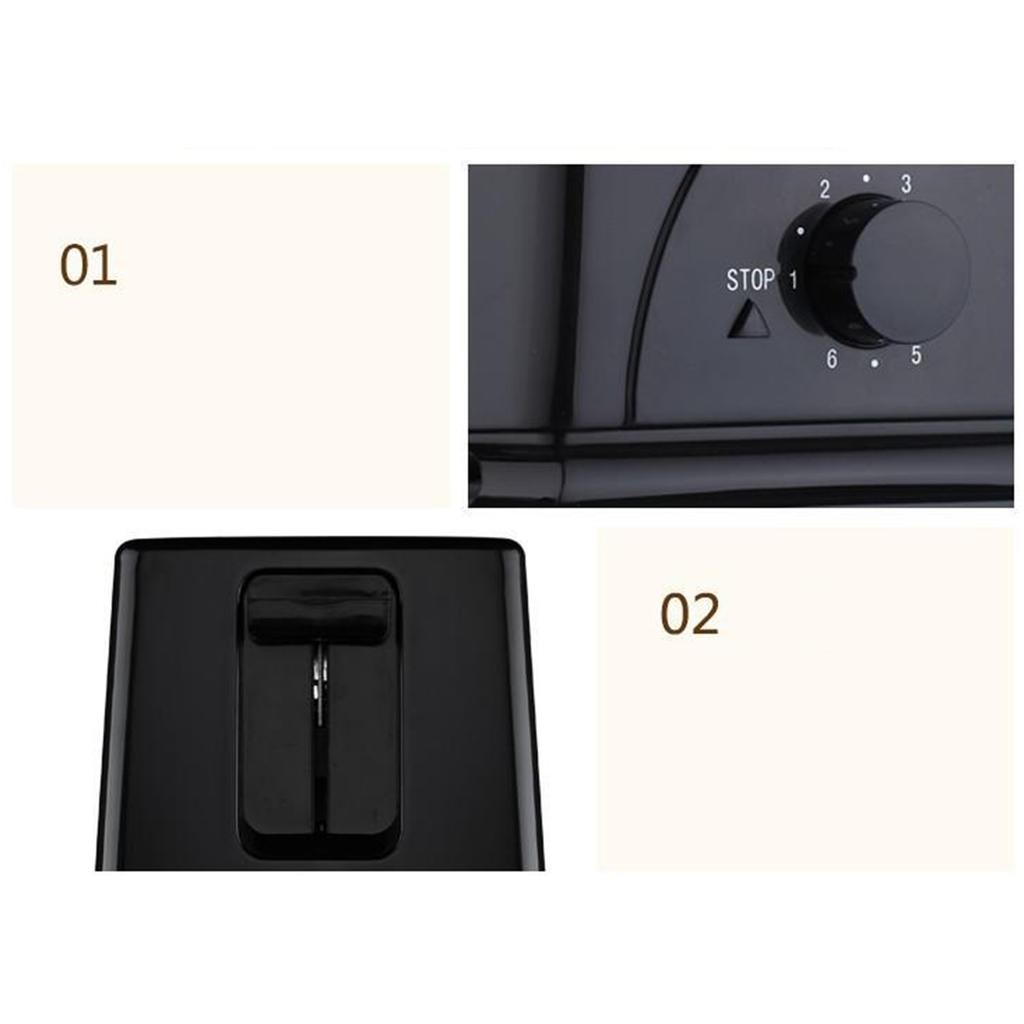BH 002 Automatic Toaster Multifunctional 2 Slice Toaster Home Breakfast Machine AC 220V
