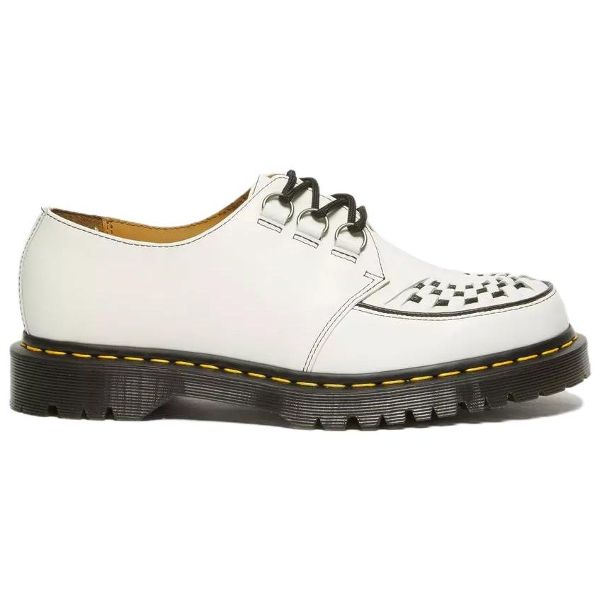 Dr. Martens Leather Fashion Comfortable Minimalist Low-Top Casual Shoes Unisex Casual Shoes White 31499100