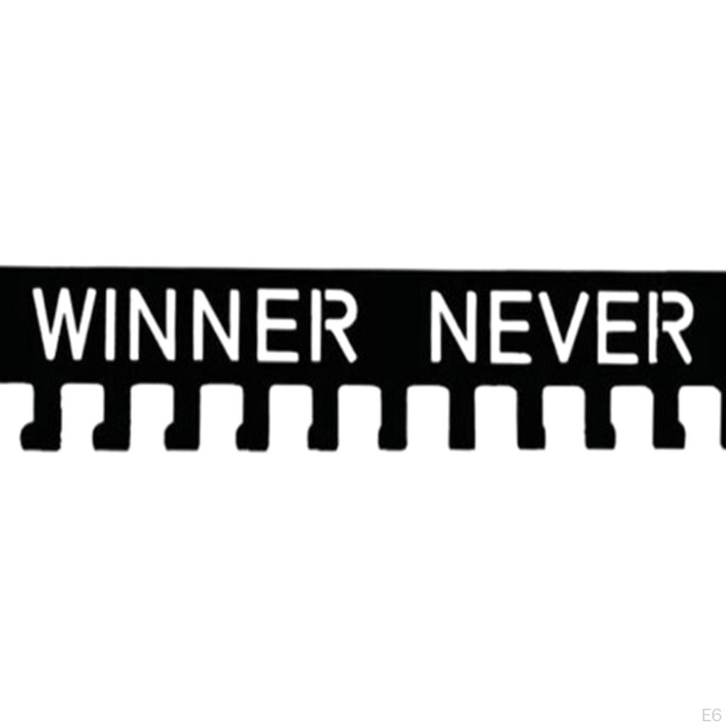 Вешалка для медалей, держатель для наград, 20 крючков, металлическая простая прочная настенная стойка для бега, баскетбола