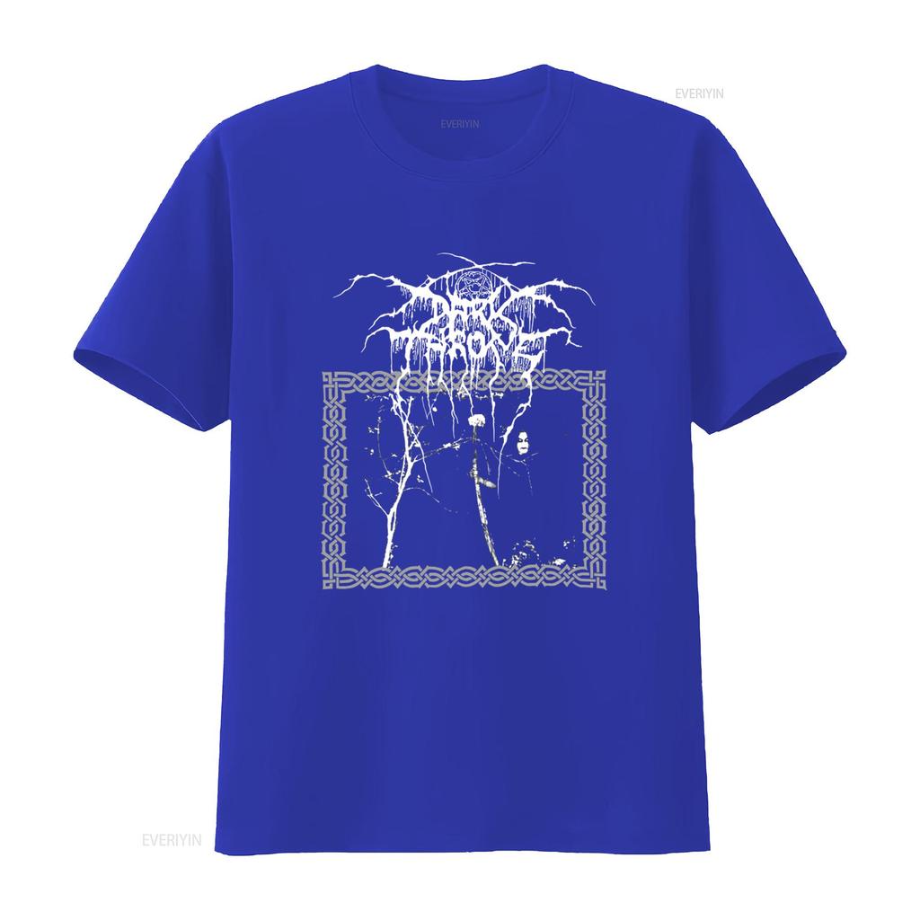 1993 DARKTHRONE TAAKEFERD 90-е Винтажная футболка Death Metal Редкий Размер XL винтаж Стирка Уличная одежда Графический Унисекс Дышащий