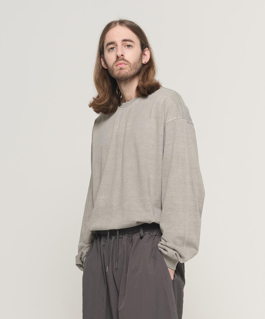CARGOBROS Pigment Plan Oversized Long Sleeve (Grey)