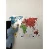 Карта путешествий по миру Карта путешествий по миру Blackboard Smart Paper Board 100x150 см + ручка