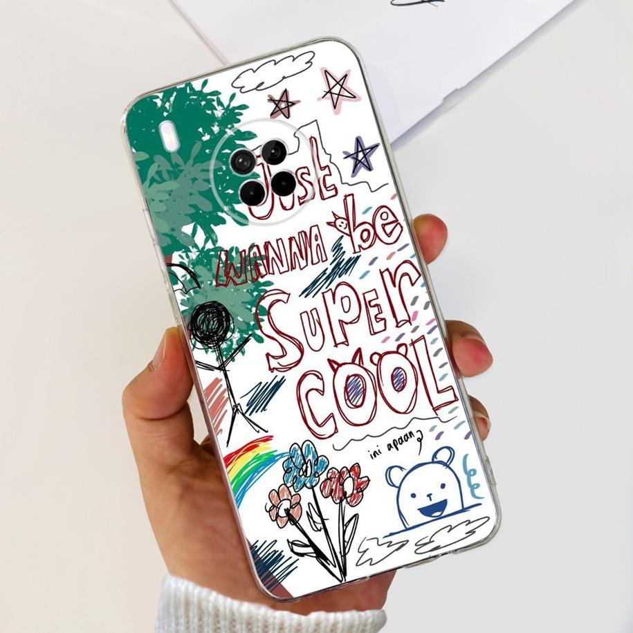 Чехол для Huawei Y9a 6.63" Милый Астронавт Силиконовый Чехол для Телефона Для Huawei Nova Y9a FRL-23 FRL-L22 Funda HuaweiY9a NovaY9a Coque