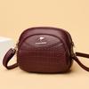 Многослойные женские сумки - Универсальные и модные Сумка через плечо Crossbody Маленькая круглая сумка для мамы