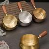 60ml/120ml/180ml Sauce Pan Wooden Handle Measuring Spoon Kitchen Tableware Seasoning Cup  Ketchup