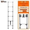 BUBUWEN Stainless Steel Telescopic Ladder