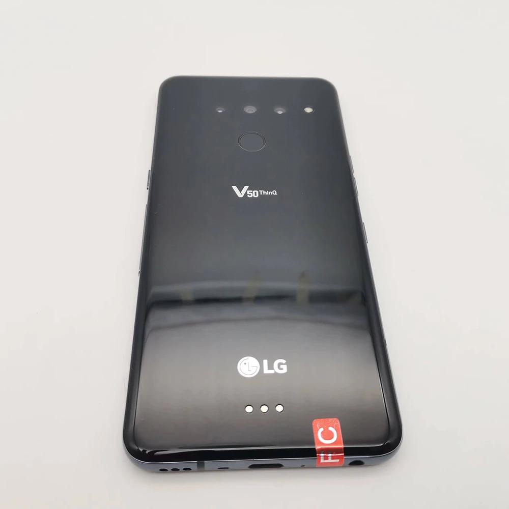 Восстановленный Оригинальный LG V50 ThinQ 5G 6.4" 6 ГБ ОЗУ 128 ГБ ПЗУ Мобильный Телефон с Одной/Двумя SIM-картами