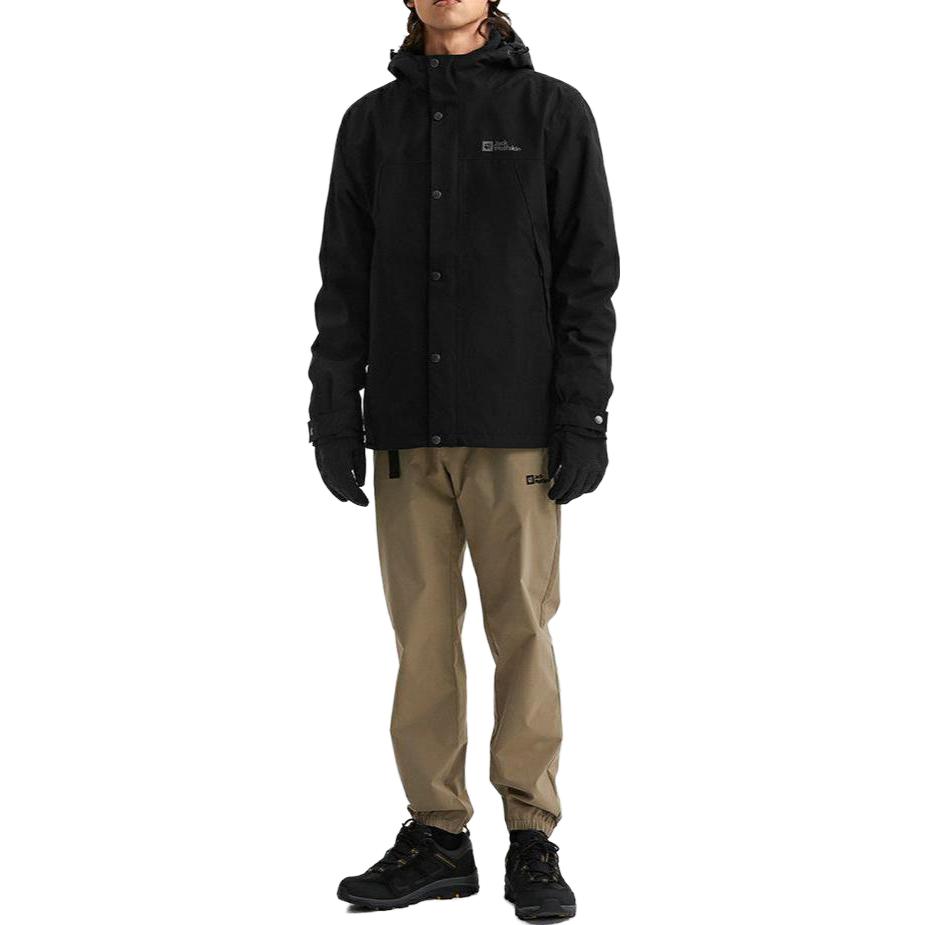 JACK WOLFSKIN Windbreaker Jackets Men's Hooded Thin Straight Fit 5120133