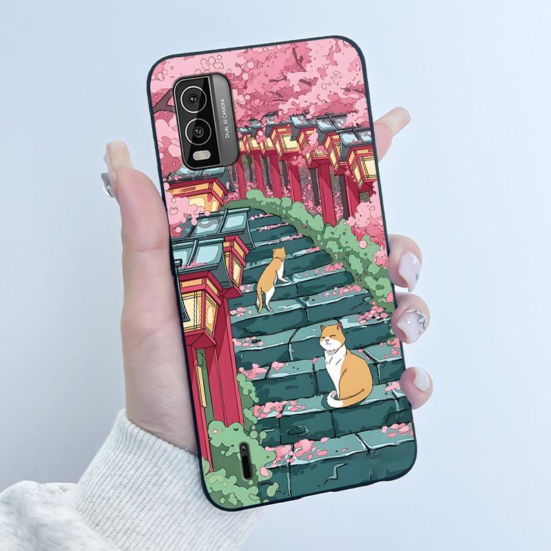 Милый Чехол Для Nokia C210 / Nokia C300 4G Fundas Печатный Корпус Защитная Крышка Мягкий Силикон Мультяшный Корпус Телефона Coque Capa