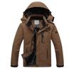 Hooded Windbreaker Thick Warm Jacket Mountaineering Suit Windproof Winter Men's Hardshell Jacket