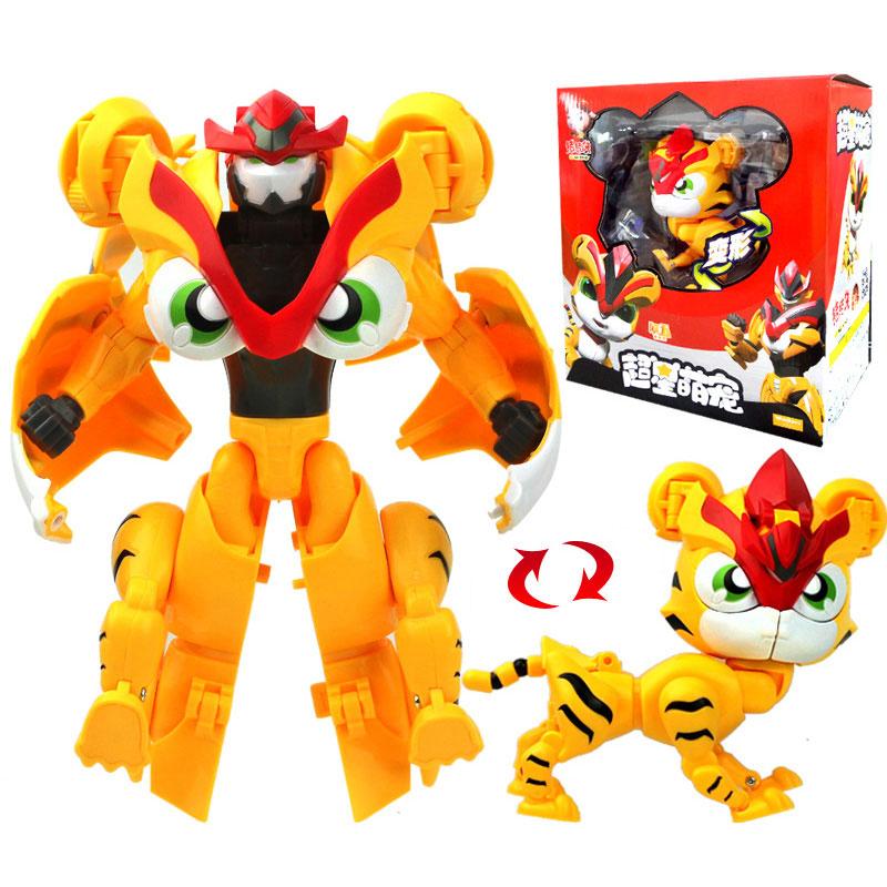 New GGBOND Deformation Robot Tigers Action Figures GG BOND Transformation Deer Crane Toys for Children Gift Brinquedos