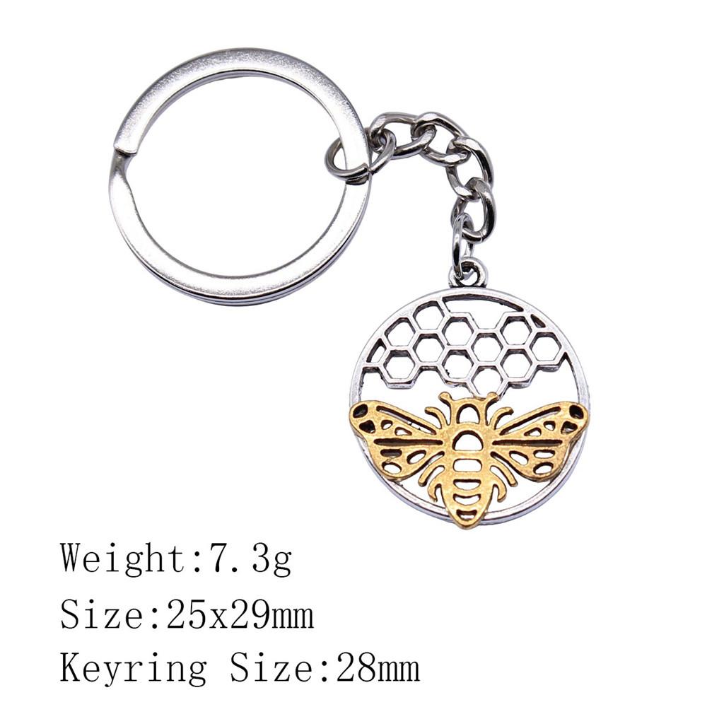 Рождественские украшения Автомобильный брелок Пчела Бабочка Брелок Дешевые вещи Детский брелок