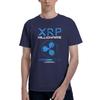 XRP Ripple Token to the Moon BULLRUN T Shirts Unisex 100 Cotton TShirts Round Neck Tees Short Sleeve Clothes