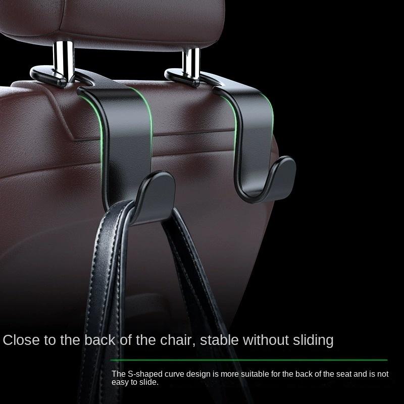 1/2/4 шт. Универсальный авто крючок для подголовника сиденья, вешалка для хранения автомобиля, органайзер на заднее сиденье, держатель, аксессуары для салона автомобиля