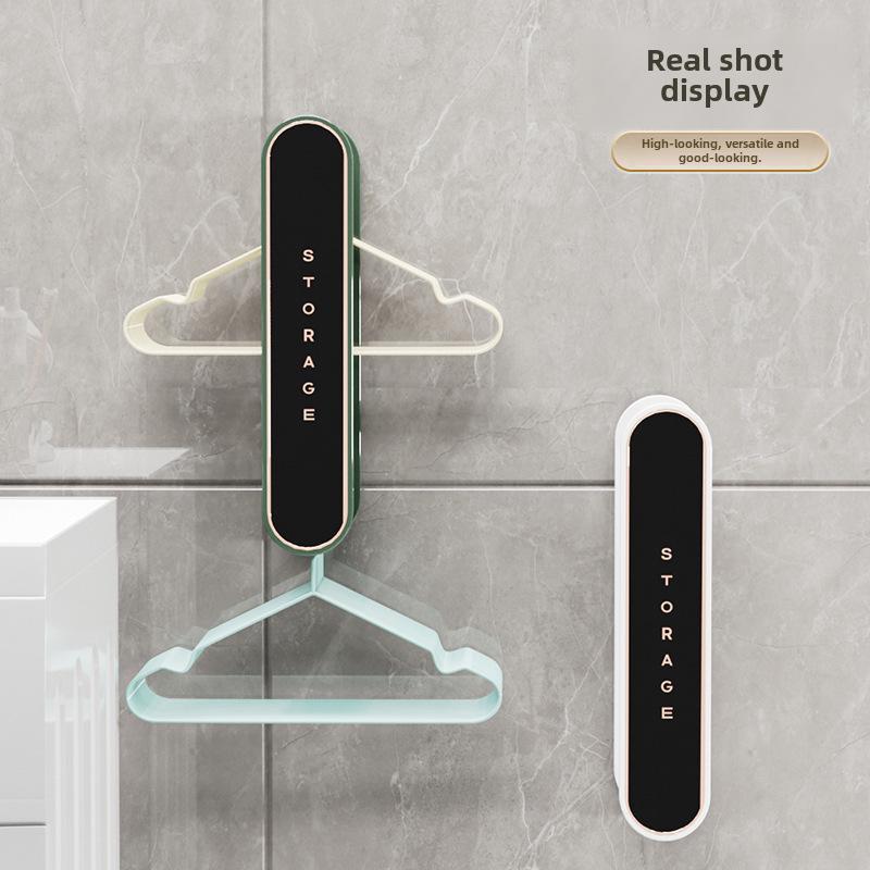 Выдвижная настенная вешалка для одежды — без проколов, экономящая место стойка для хранения на балконе