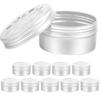 10 Pcs Pet Dog Hunting Training Toys Nose Tool Scent Equipment Pots Tins Kit Silver Containers Agility