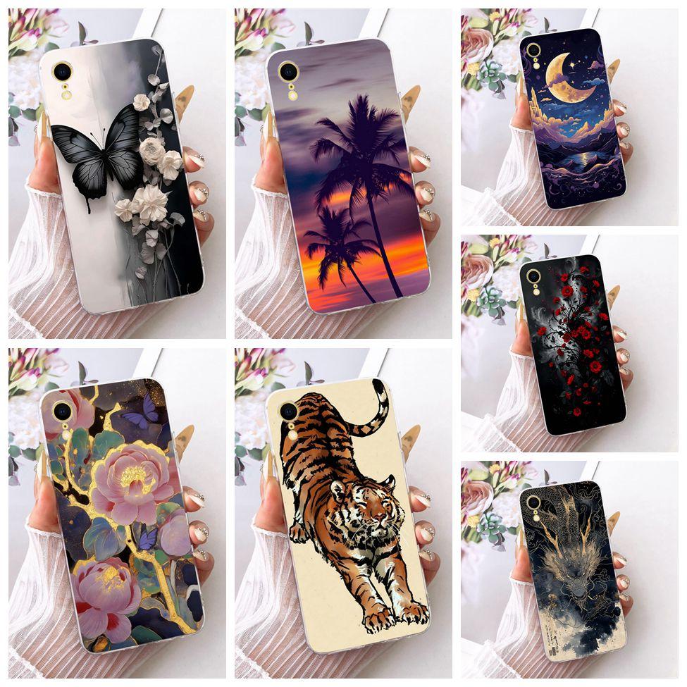 Phone Casing For iPhone XR Cover Fashion Cartoon Cute Funny Painted Silicone Case A2107 A2108 A2105 A2106 A1984