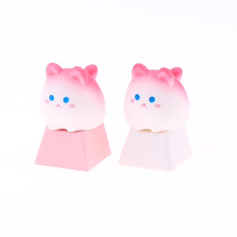 Милый мультяшный 3D колпачок для клавиши с животным Механические колпачки для клавиатуры Профиль OEM Колпачок для клавиши Кавайные DIY аксессуары для клавиатуры Подарки для девушек