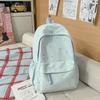 School Bag Girl College Student Small Fresh Junior High School Student High School Student Backpack Leaf Print Student Girl Backpack