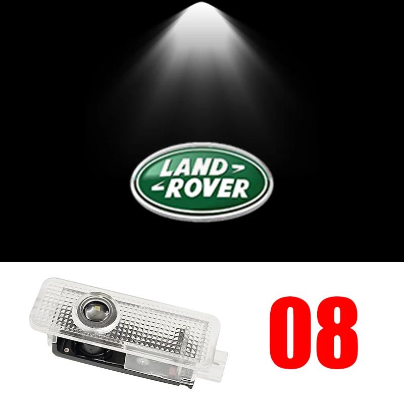 2Pcs Led Car Door Welcome Laser Projector Logo For Land Rover Range Rover L322 L405 Sport 3 4 L494 L551 Ghost Shadow Night Light gttt2