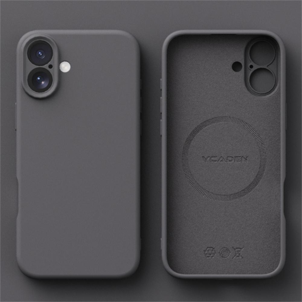 Силиконовый матовый чехол Magsafe для беспроводной зарядки для iPhone 16 15 14 13 12 11 Pro Max 14 15 16 Plus Высококачественная жидкая задняя крышка