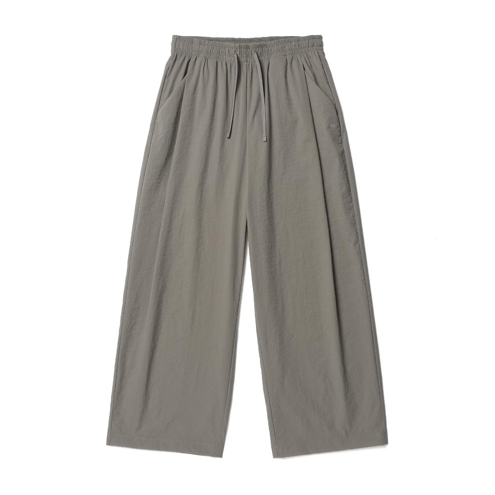 [Snowpeak] Minute Women's 9-Part Semi Wide Pants Vintage Gray (S26MWFPT73)