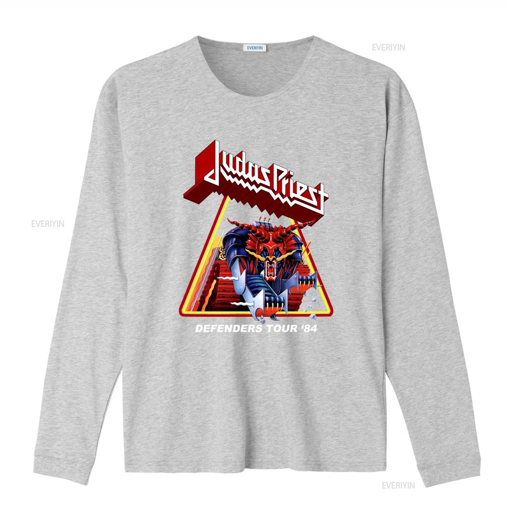 Judas Priest Defenders Tour 1984 T Shirt Metallian Design Rock Band Merch Vintage Style High Quality Print vintage Washed