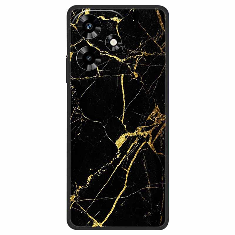 Чехол для Infinix Hot 30 X6831 Крутой Мультяшный Мягкий Силиконовый TPU Чехлы для Infinix Hot 30 Чехлы Hot30 6.78" 2023 Телефон Черный Funda