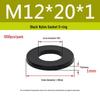 Black Nylon Plastic Flat Washer Ring M2-M20
