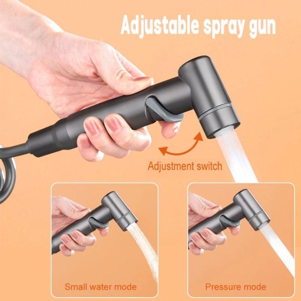 Double Outlet Toilet Cleaning Bidet Sprayer Handheld Bathroom Shower Head New Anal Douche Bathroom