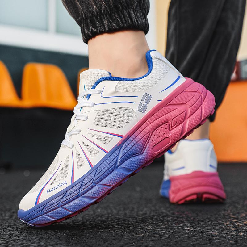 36-45 Мужские и женские ультралегкие сетчатые дышащие спортивные повседневные кроссовки для бега Теннисная обувь