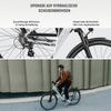 Electric Bike DERUIZ Quartz 28'' 250w Motor City Ebike - 48V 13.4Ah Battery Up to 161km Range, Hydraulic Brakes, Torque Sensor, 8 Speed, White