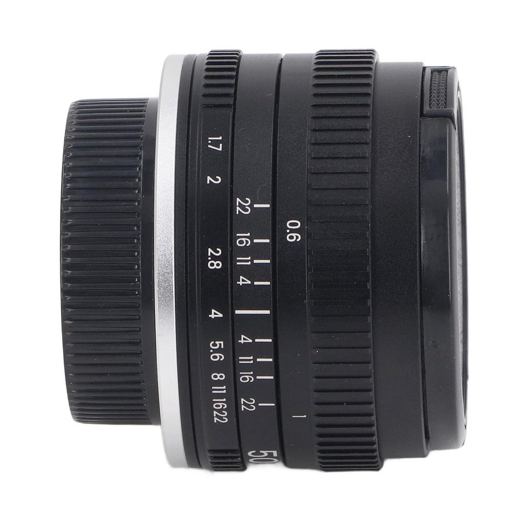 50 мм F1.7 Полнокадровый светосильный объектив с ручной фокусировкой, Фикс-объектив с креплением со стандартной резьбой 42 мм, Резкость и боке, Аксессуары для камеры