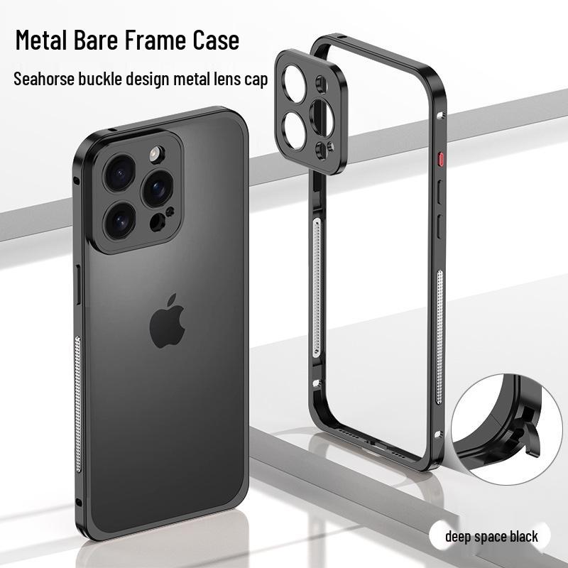 Алюминиевый сплав iPhone 15 Pro, бампер с теплоотводом и пряжкой в виде морского конька