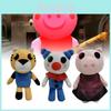 Очаровательная плюшевая игрушка Roblox Piggy, мягкая розовая свинка для детей, отлично подходит для коллекционирования