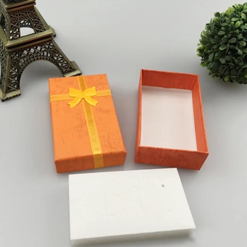 2 Pcs High Quality Necklace Bracelet Ring Set Small Jewellery Gift Boxes Bag Jewelry Packaging Box Earring Organizer