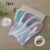 2pcs Rubber Latex Dishwashing Gloves: Waterproof,, Suitable for Kitchen, Bathroom and Outdoor Cleaning