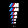 For BMW C6Pcs PVC Car Brake Caliper Badge Emblem Stickers Auto Gadget For MINI For BMW X1 X3 X5 X6 E30 E90 M3 E84 E83 F25 E91 E60 F15 F16