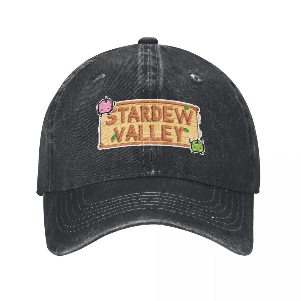 Stardew valley фан-арт спрайты Бейсболка Козырек Для Женщин 2025 Мужская