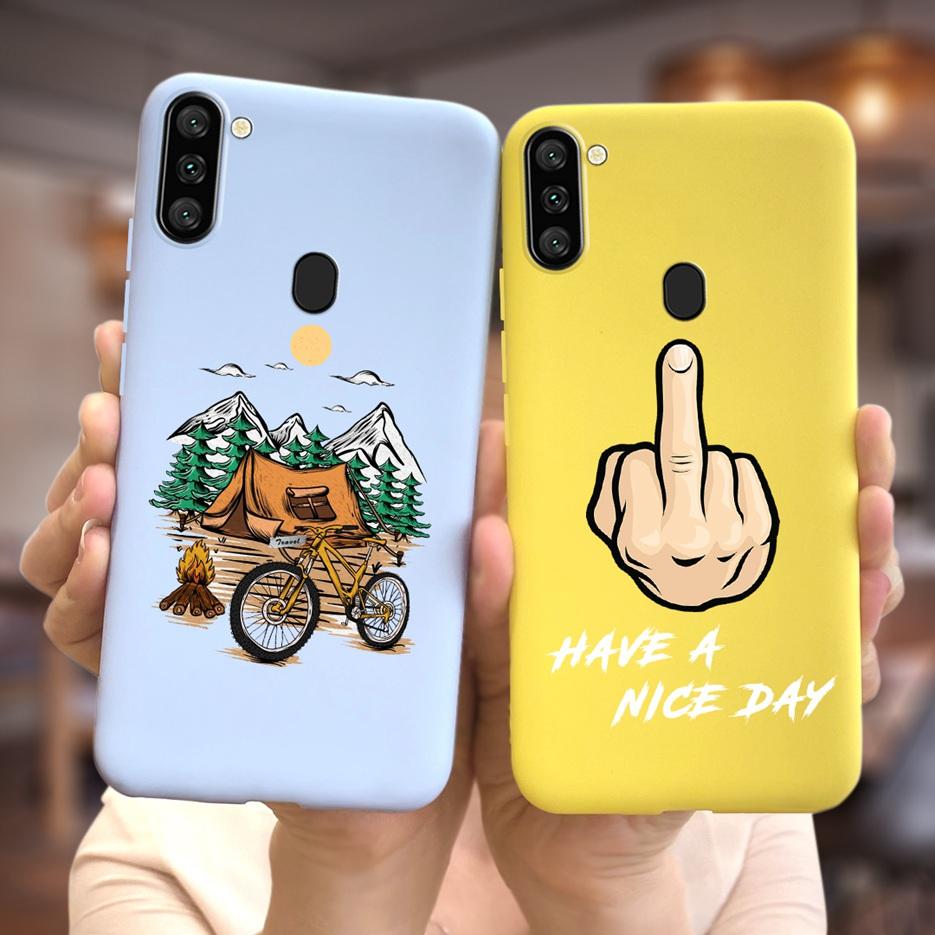 For Samsung Galaxy A11 Case M11 Stylish Soft Silicone Phone Case For Samsung A11 Galaxy M11 A 11 A115F Cover Fundas Coque Bumper
