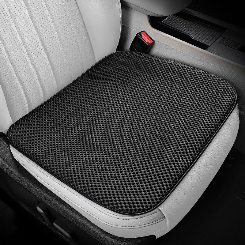 43x43cm Car Summer Cool Ice Silk Seat Cushion Anti Slip Breathable Ventilation Mesh Fabric Universal Car Seat Cooling Pad