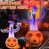Halloween Toy Garden Party Horror Decoration Pumpkin PVC Luminous Ornaments LED Light Inflatable Model
