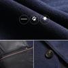 Мужские шерстяные блейзеры приталенного кроя Smart Casual Корея Осень Зима Однотонные Модные шерстяные пиджаки Брендовая мужская одежда