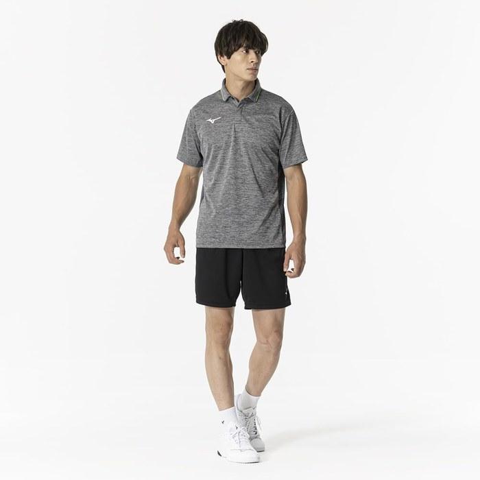 Mizuno Table Tennis Game Shirt Short Sleeve JTTA Approved Moisture-Wicking Unisex 82JAB105 Charcoal S