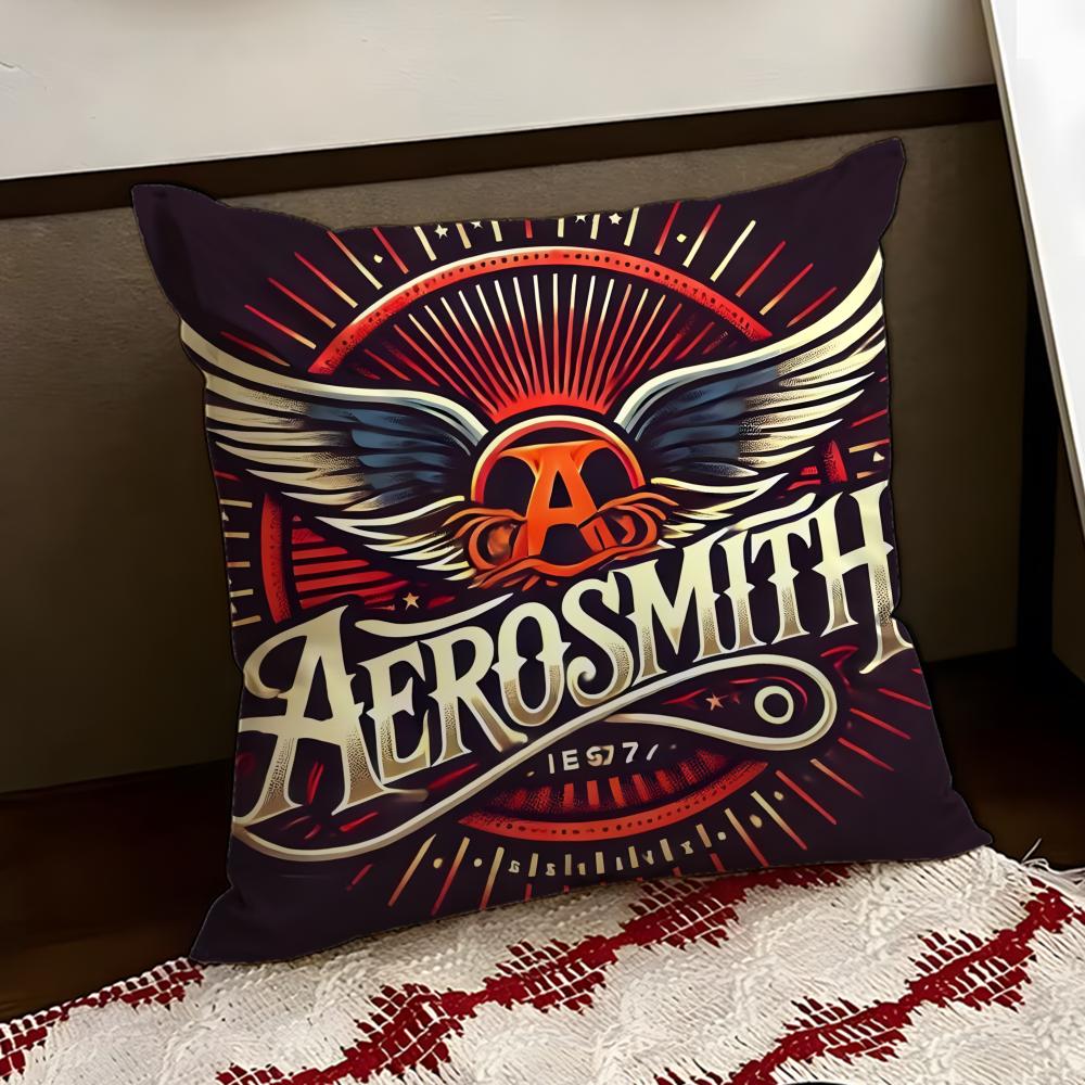 Band AAerosmith Cushion Cover Reversible Soft Durable Pillow Cover Home Car MultiScene Use for Daily Comfort
