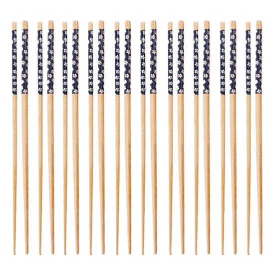 10 пар палочек для еды на обед, нескользящие, многоразовые, практичные, легко моющиеся, деревянные кухонные принадлежности