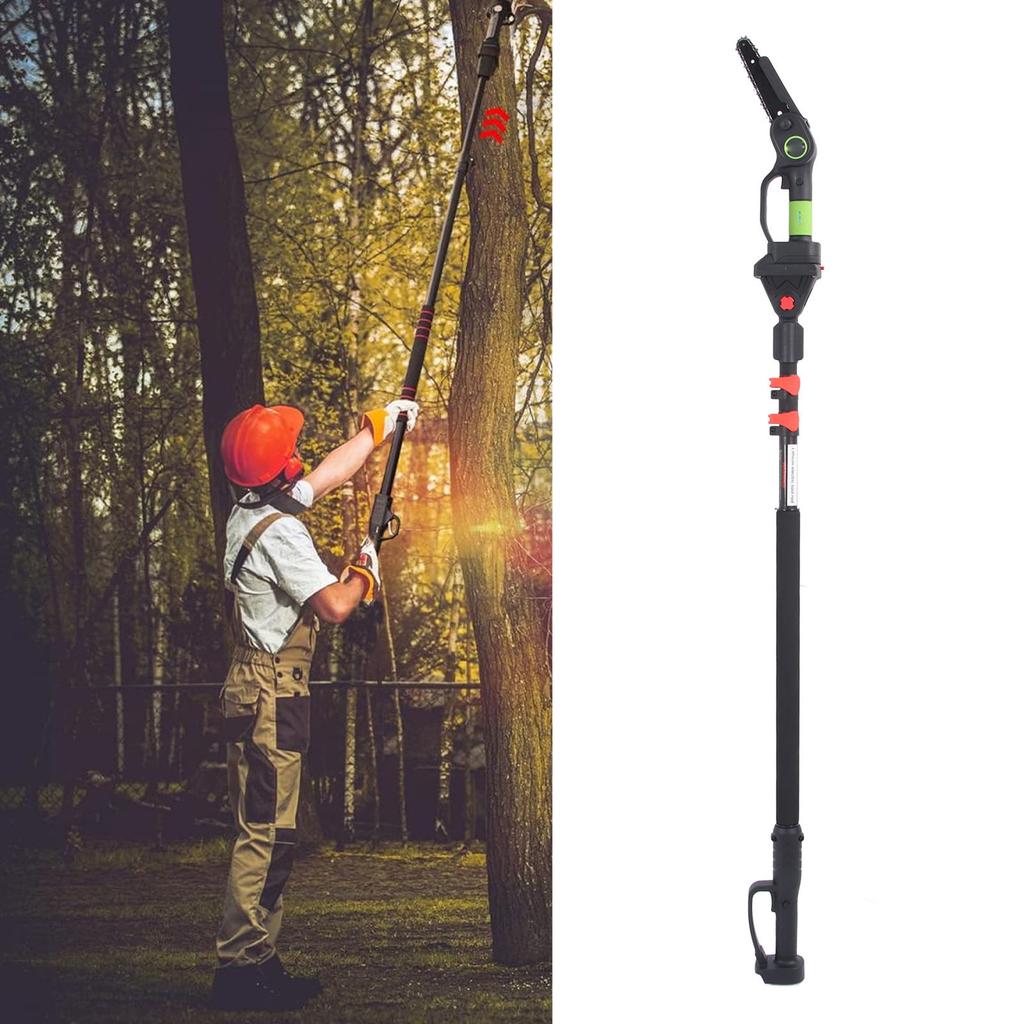 6-дюймовая цепная пила, аккумуляторная электрическая обрезная пила, промышленные принадлежности с выдвижной штангой 8,20 футов 2