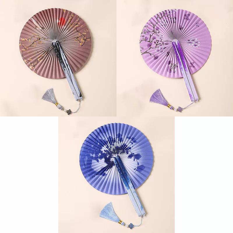 Chinese Style Folding Magnetic Fan, Traditional Chinese Fan, Women's Dance Fan, Hanfu Fan, Student Folding Fan, National Style