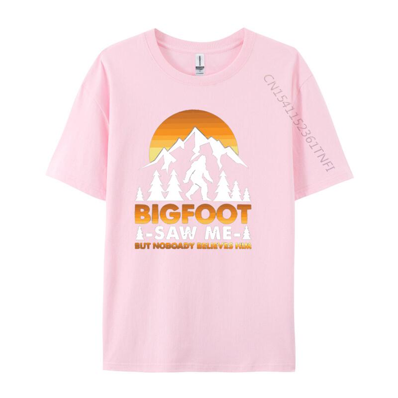 Bigfoot Saw Me But Nobody Believes Him Tshirt Gift Tee Shirts Unisex Premium Cotton Oversized Tshirts Adult