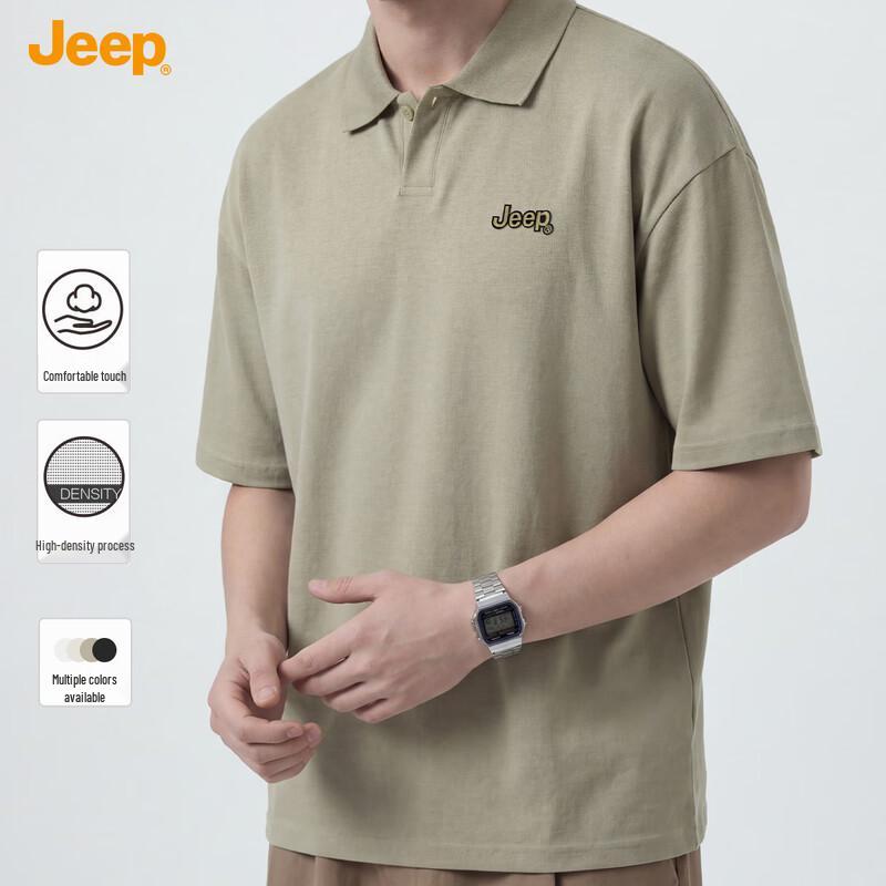 Jeep Мужская летняя футболка-поло с эффектом прохлады